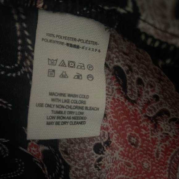 FREE PEOPLE oversized Paisley Tunic Size Small - Picture 7 of 8